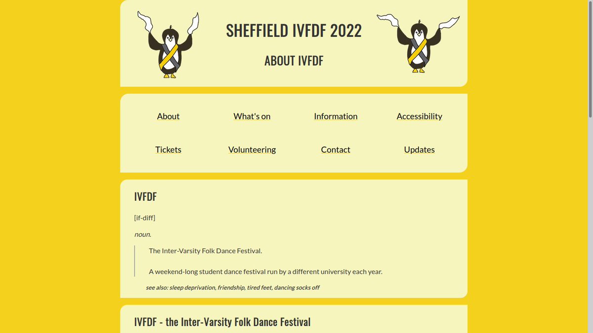 sheffield_ivfdf's tweet photo. We have a website! Head over to https://t.co/HOrtrxkFL7 for updates and information 💛🖤 #IVFDF #FolkDance #FolkFestival #InterVarsity https://t.co/Ske19exAFA