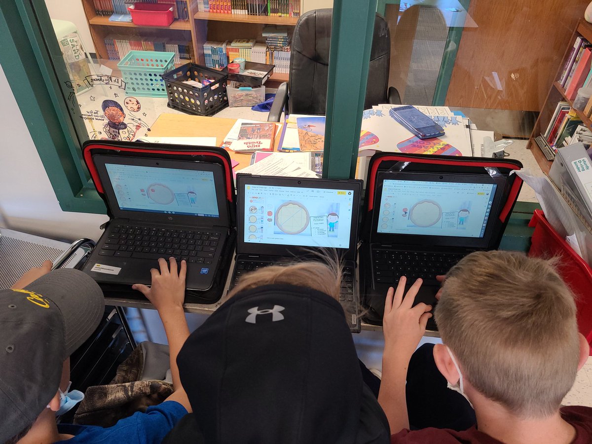 SCE_MrsStys's tweet photo. Reviewed and practiced what we already know about fractions using pizzas. 🍕 Tomorrow we will add on to our knowledge. 
@CrysLaneMiller #SCovEl #ssdedu https://t.co/qz7F05XQ5J