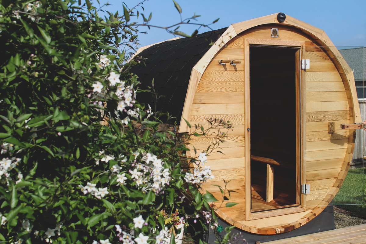 ADRHospitality's tweet photo. #announcement our newest barrel sauna is here at @BWCottages 🧖 #pnw #adriftlife https://t.co/1Xdeq6qQk9