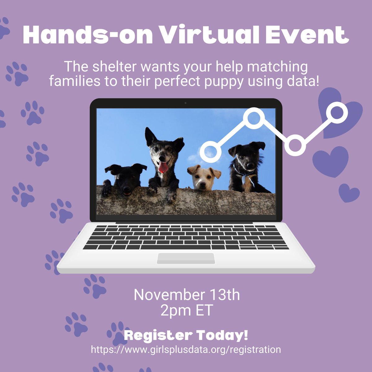 Make sure you don’t miss this and register at girlsplusdata.org/registration