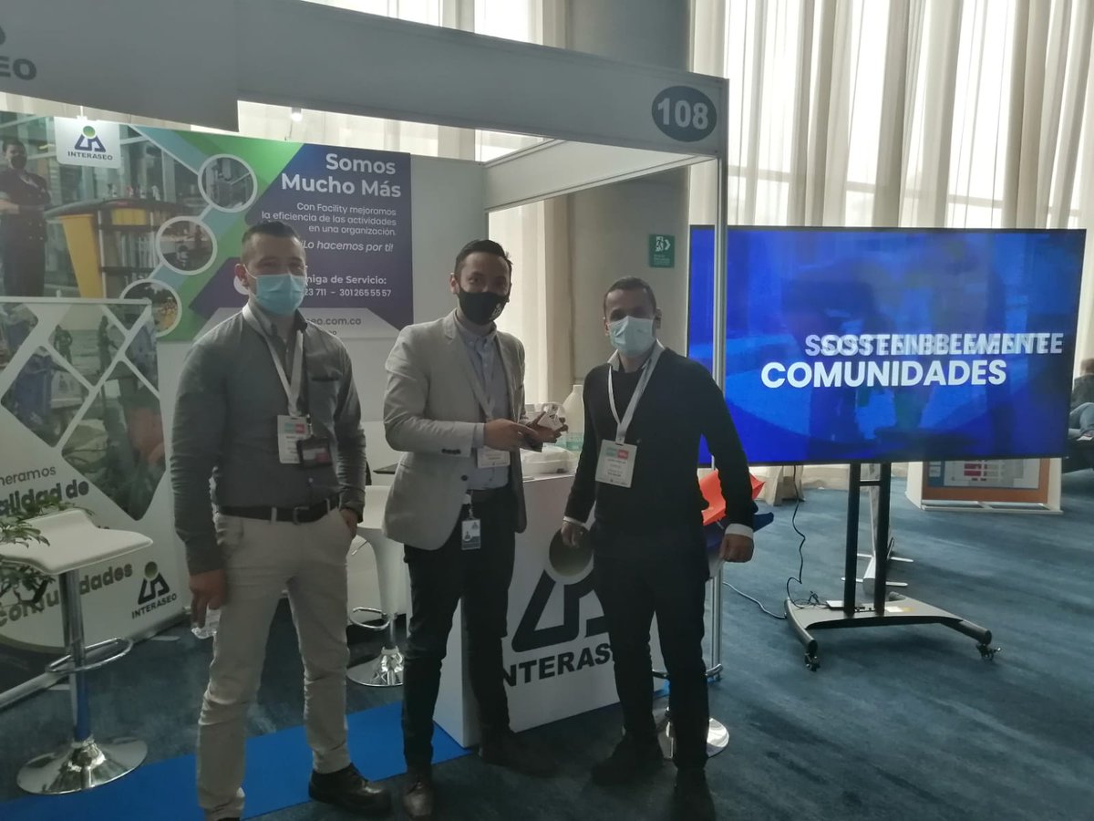 GrupoInteraseo's tweet photo. Seguimos presentes en el congreso más grande de Latinoamérica para los profesionales en las áreas de aseo, limpieza, higiene y mantenimiento: #CleanTecShow
Visítanos en nuestro Stand #108 en el Hotel Hilton, Corferias Bogotá.
#Interaseo #SomosMuchoMás #Bogotá https://t.co/8sdb50070Q