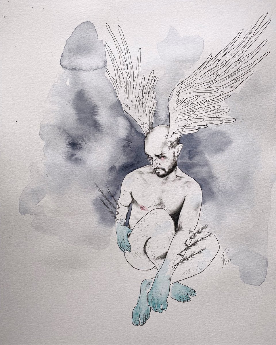 Await

#drawing #illustration #art #model #male