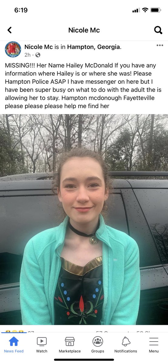 DanniBhabie's tweet photo. Twitter, I did a homeschool program with this sweet girl. Please pray and help her come home safely. πππΌ #comehomesoon #findhailey #Prayers #missingchild #missinggirl #missingchildren https://t.co/GYtVwig4tM