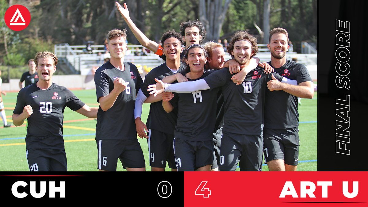 ARTU_Knights's tweet photo. Three first half goals, two fittingly from Adrian Cekala on #SeniorDay, and one in the final seconds of regulation propelled @ARTUMSoccer to a 4-0 #PacWestMSOC victory over Chaminade. #ArtSchool https://t.co/IghMe7XjSI