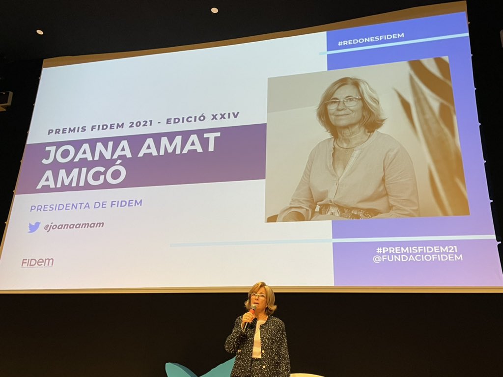 MireiaMataSlsna's tweet photo. Els #PREMISFIDEM21, 24 anys posant de manifest el talent femení de científiques , emprenedores i creatives. Qui digui que no troba dones expertes, que busqui #REdonesFidem de @FUNDACIOFIDEM https://t.co/rnKYFsyOzn