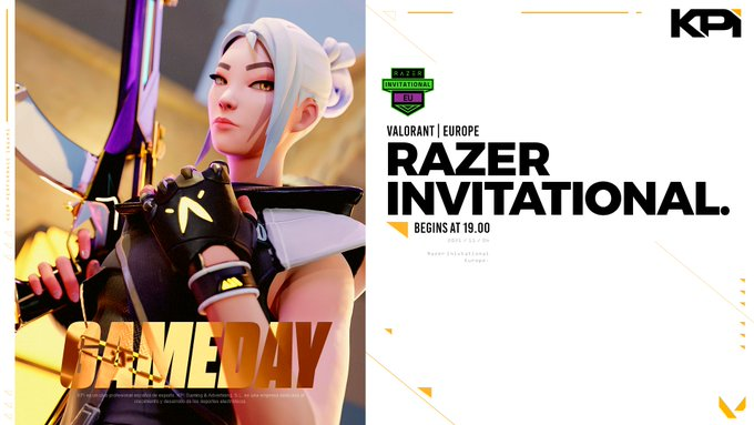Venturini's tweet photo. Un placer poder ver a los chicos de @KPI_Gaming llegar a la 4ª Ronda de la #RazerInvitational y castear con @Abogadithais que ha sido todo un descubrimiento. ¡Mucha suerte para los jugones vs @TeamQuesoGG mañana en este auténtico partidazo! 👏🏽 https://t.co/4RrnorKnuf