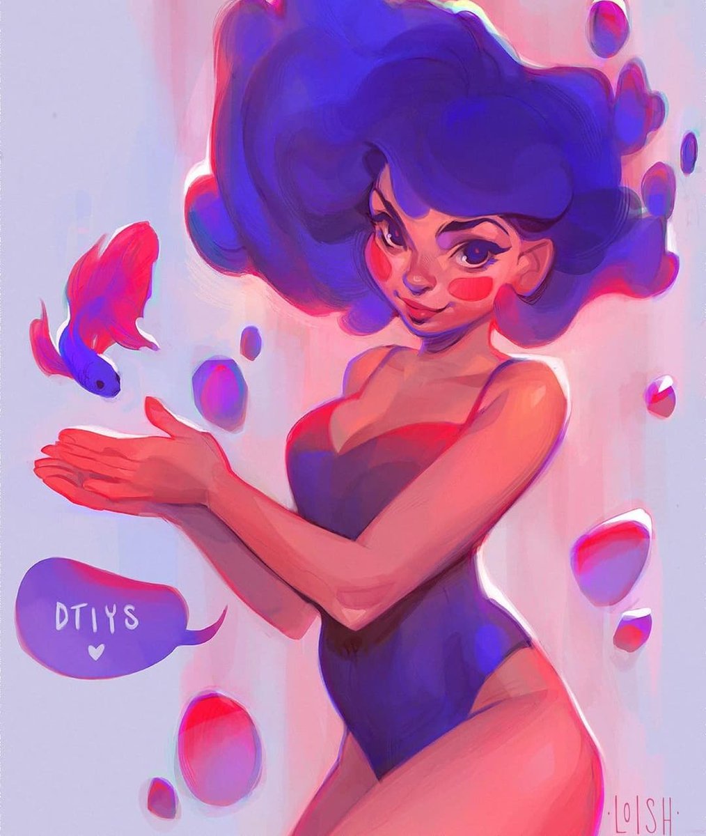 MooxieArt's tweet photo. The original by Loish https://t.co/sDz1cTJSo7