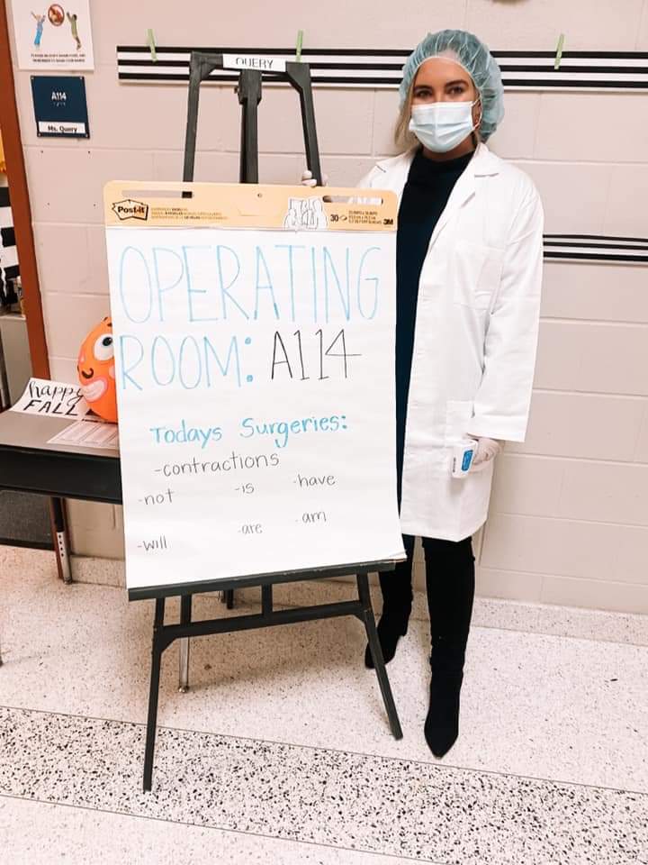 This 2nd grade team has so much fun! This is the #tlap kind of day I love to see! <a href="/leigh_nan/">Nancy Leigh</a> #disospreyproud <a href="/BCSDAandI/">BCSD Academics and Innovation</a> <a href="/burgessdave/">Dave Burgess</a> Contraction Surgery! 🥰