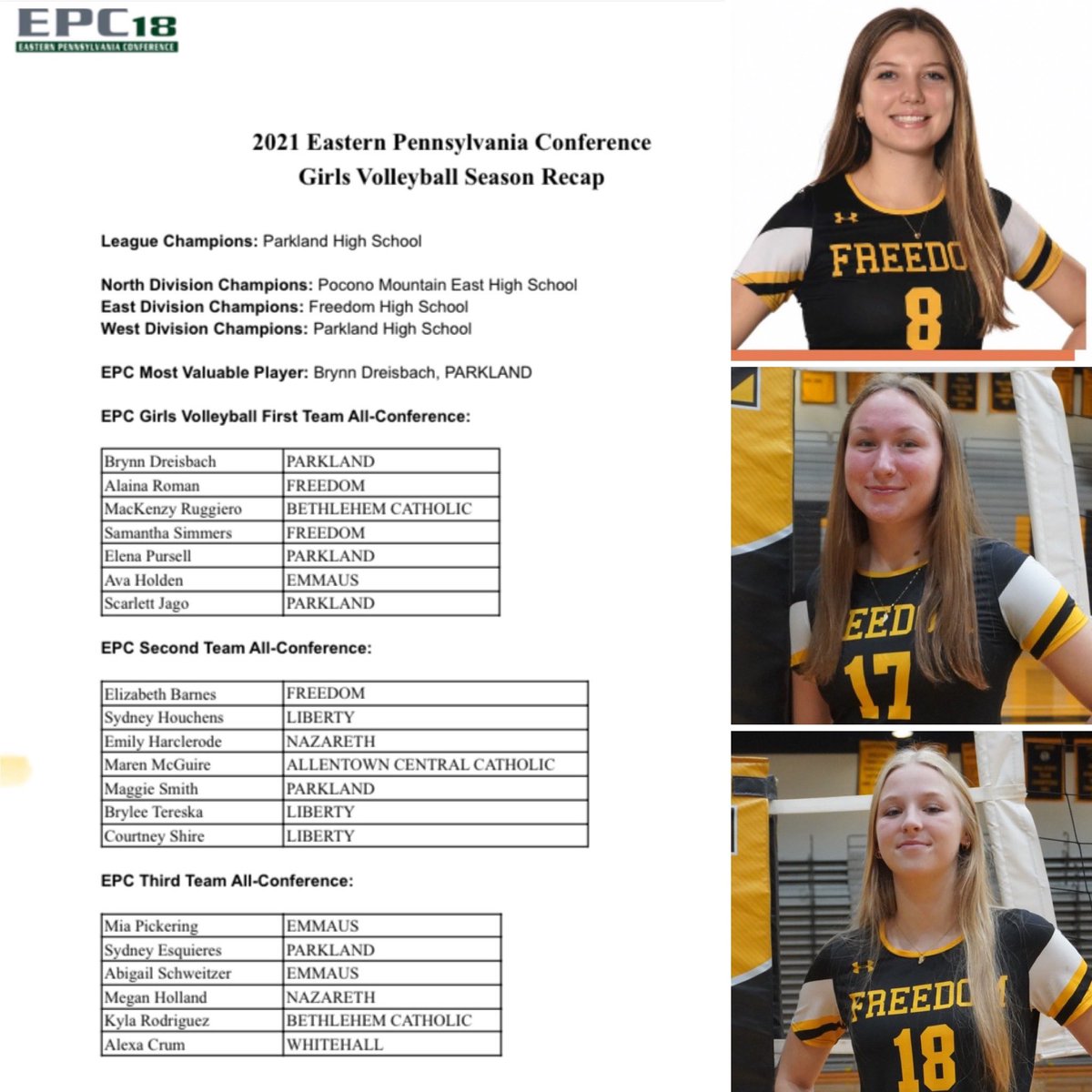 Freedom Volleyball tweet media