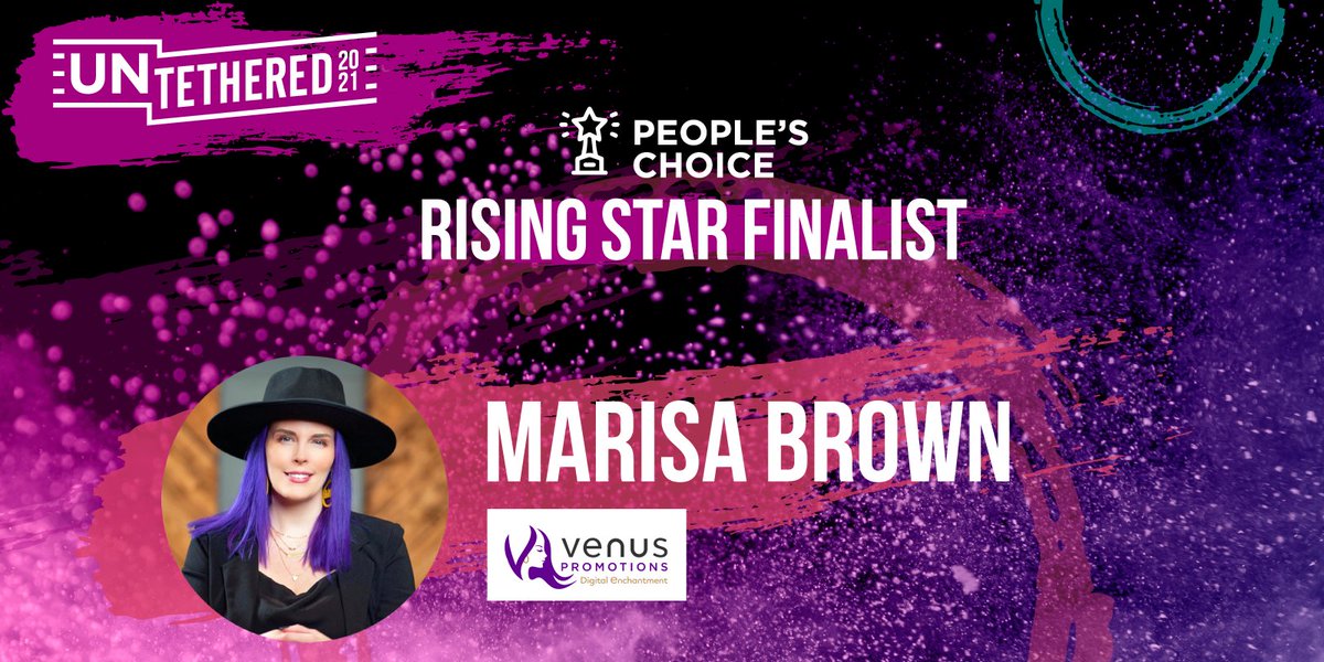 CONGRATS Marisa Brown for being selected as a finalist for the #UNTETHERED2021 Rising Star award! Register to vote for Marisa and all the other incredible #eventprofs! hubs.li/H0-BrnB0