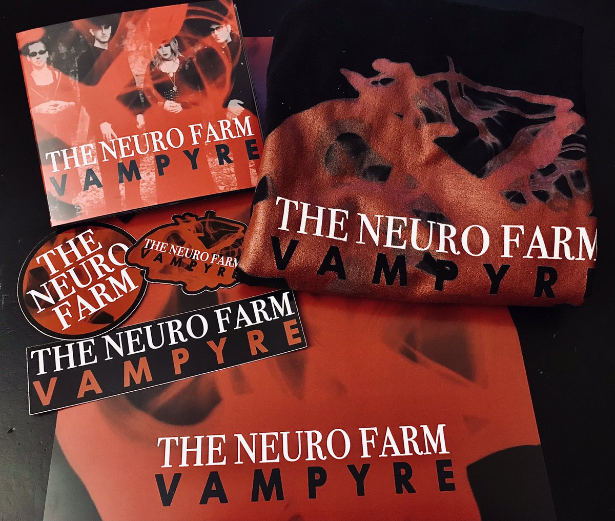 “And you could have it all… our VAMPYRE of merch…” 🦇👻🖤 theneurofarm.bandcamp.com/album/vampyre #goth #gothrock #alternative #spooky #darkwave