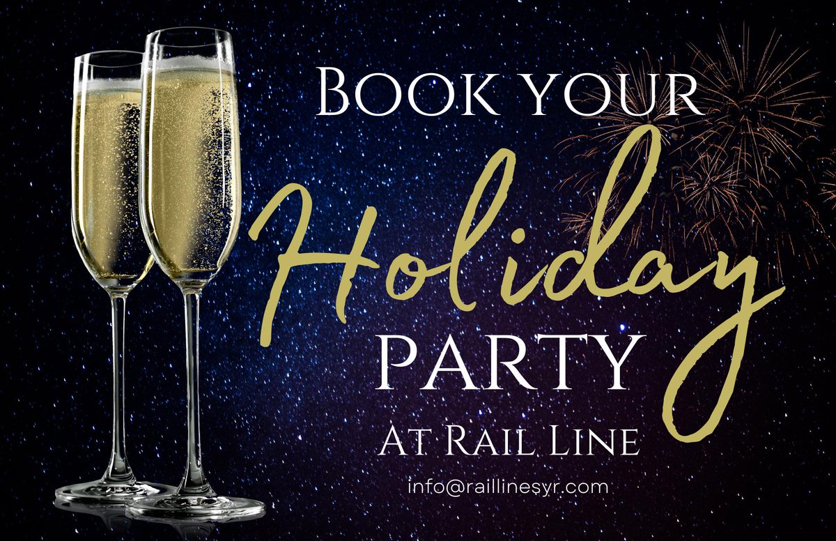 raillinesyr's tweet photo. Have you planned your holiday party yet?  We still have some dates left in December and more in January.  Shoot us an email or message and we can plan a tour to discuss how to make your event  a hit with all your guests! info@raillinesyr.com #holidays #holidayparty #eventvenue https://t.co/8FtnxpwhnR