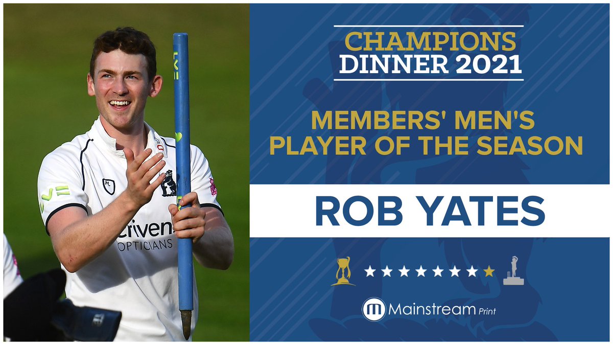 WarwickshireCCC's tweet image. 𝗠𝗲𝗺𝗯𝗲𝗿’𝘀 𝗠𝗲𝗻'𝘀 𝗣𝗹𝗮𝘆𝗲𝗿 𝗼𝗳 𝘁𝗵𝗲 𝗦𝗲𝗮𝘀𝗼𝗻 🏆

Congrats, @robert_yates99.

Sponsored by Mainstream Print.

🐻#YouBears | #ChampionsDinner