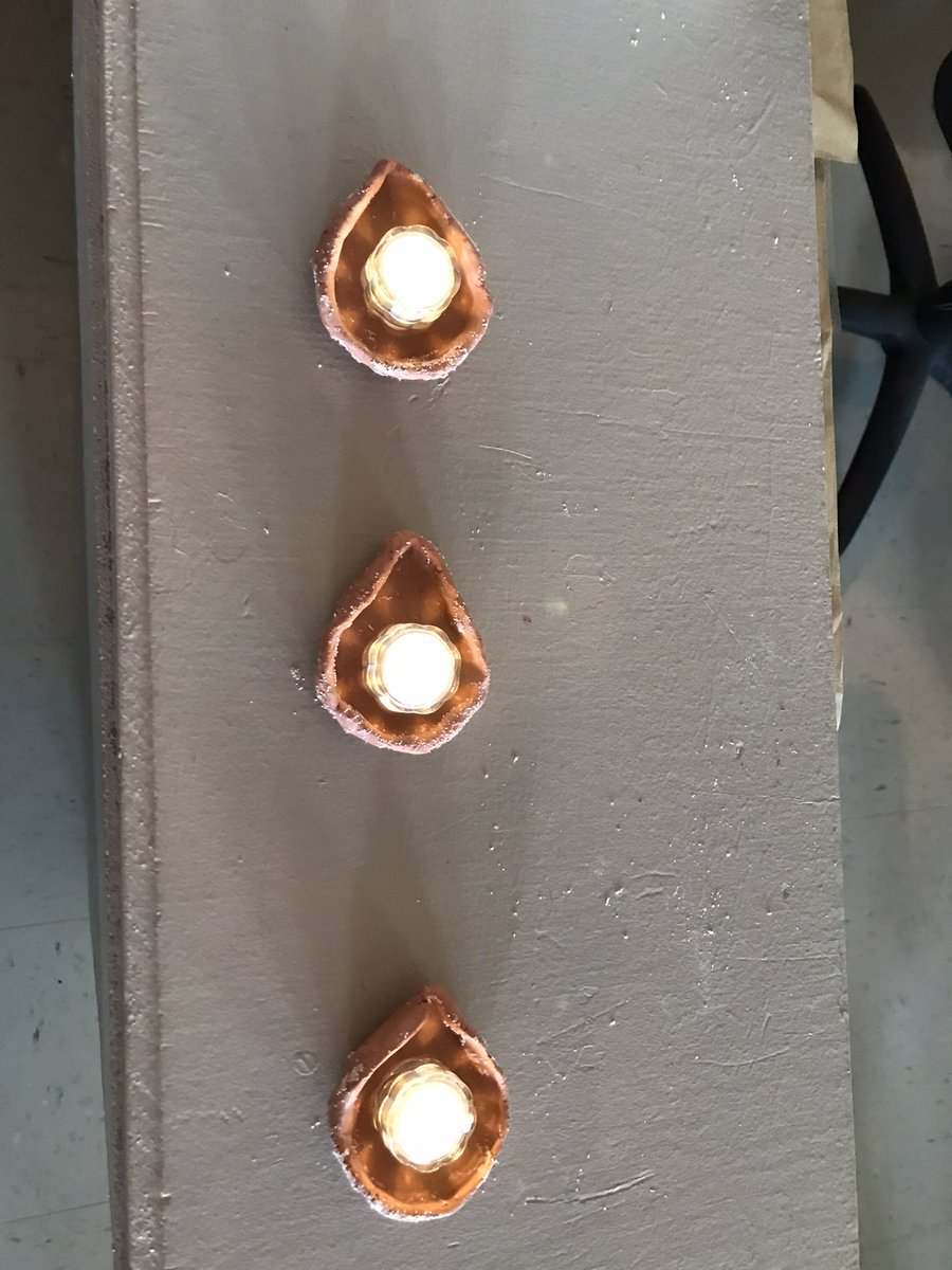 RobinFooteElem's tweet photo. Happy Diwali! Ms. Kumar-Britten made diyas with her Grade 4/5 class today to mark this celebration of light. Love over hate, light over darkness, knowledge over ignorance. @nkumarbritten @CBVRCE_NS https://t.co/z9BOsiOm6J