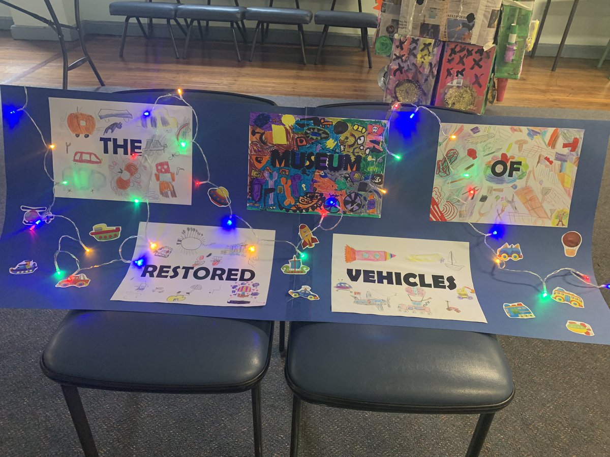 KENSINGTONPS's tweet photo. Welcome to the Museum of Restored Vehicles! All vehicles were designed and restored by the creative students in Year 1 &amp; 2! They even come with imaginative backstories. #CreativeLeadersip #CreativeKids #RecycledProject #WeLoveLearning @NSWEducation @SydOperaHouse https://t.co/WQakfcE4k1