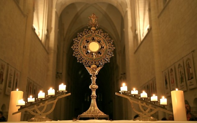The best, the surest and the most effective way of establishing PEACE on the face of the earth is through the great power of Perpetual Adoration of the Blessed Sacrament.
Pope John Paul II

#Peace 
#Love 
#ProLife 💗
