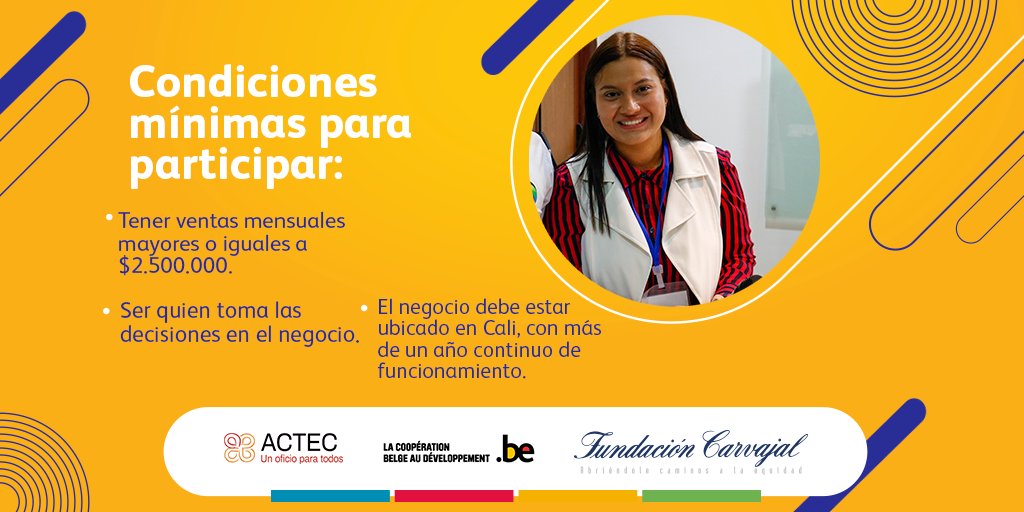 FunCarvajal's tweet photo. ¡Empresario/a esta es tu oportunidad! Inscríbete al #MicroMBA y lleva tu negocio a otro nivel! Obtén un 40% en el crecimiento de tus ventas, formación empresarial.
Comunícate https://t.co/4KCnYJqJc5 e inscríbete aquí https://t.co/8Rm8ISFS1p https://t.co/7OAnMZBHW8