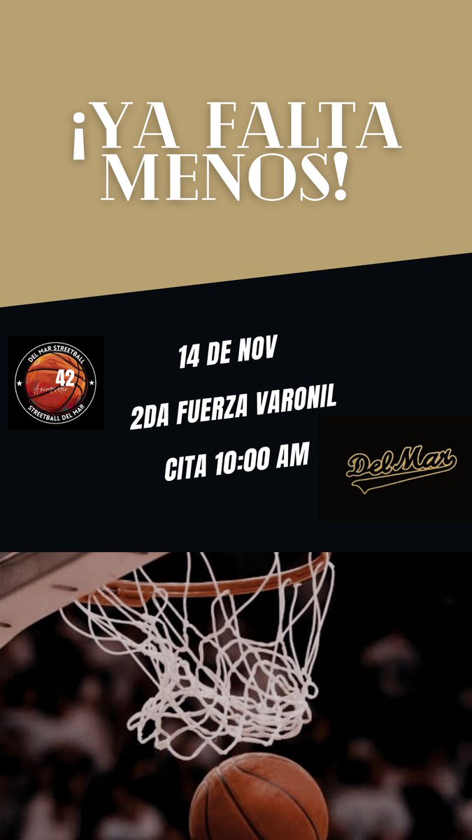 BaloncestoDel's tweet photo. Ya falta menos!

#delmar2021
#13novgratuito
#cat20062007
#2dafuerza
#femenillibre
#varonillibre
#encestandovalores
#soybasquetbol
- https://t.co/a6T61fx5lL