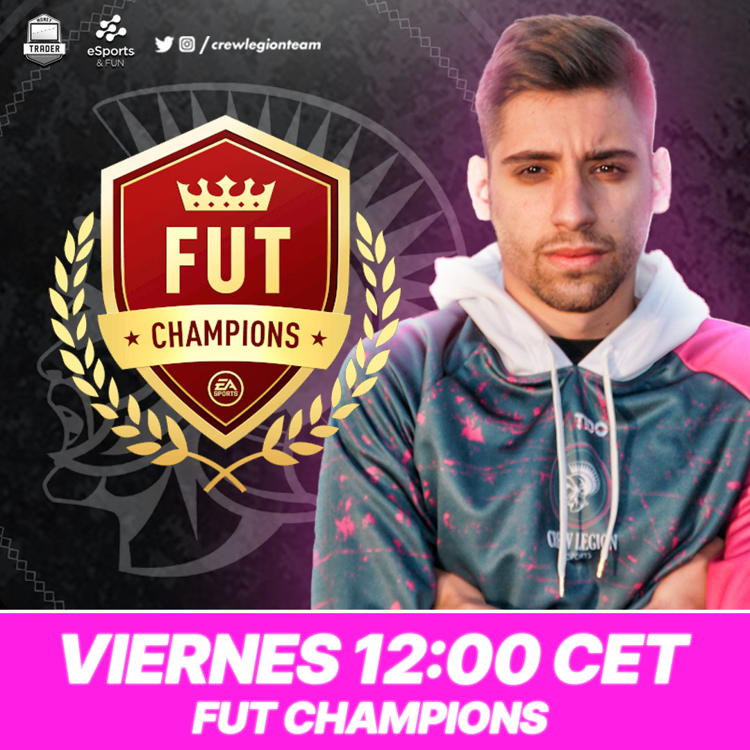 Es la hora de <a href="/BeltranValadez/">BeltranValadez</a> 

comienza su #futchampions en el canal del club
⏰🇪🇸 12:00

🟣 twitch.tv/crewlegionteam