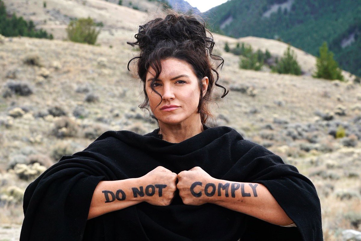 realDailyWire's tweet photo. We’re in this together. Take a stand and join us! #DoNotComply 

25% off memberships with code: “GINA” 👉 https://t.co/jdRnHcbXML https://t.co/ljaBbx61kG