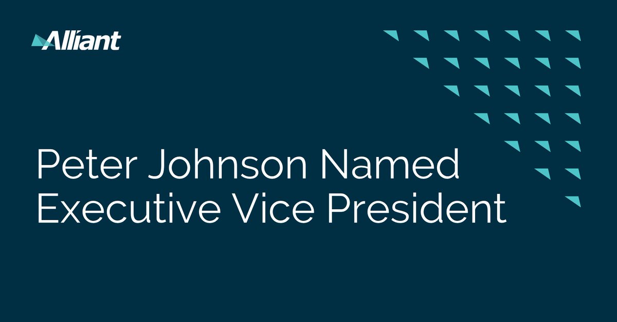 Alliant expands agriculture and forest products capabilities, names Peter Johnson Executive Vice President. #AlliantInsurance bwnews.pr/3BM2tUw