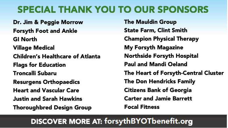 The Forsyth BYOT would like to thank all of our generous iChallenge sponsors and donors. Thank you for helping us bring technology to the students of Forsyth County. Check out our  "Forsyth BYOT Benefit" 2021 Online Auction going on now!  #ForsythBYOT   zcu.io/cKdw