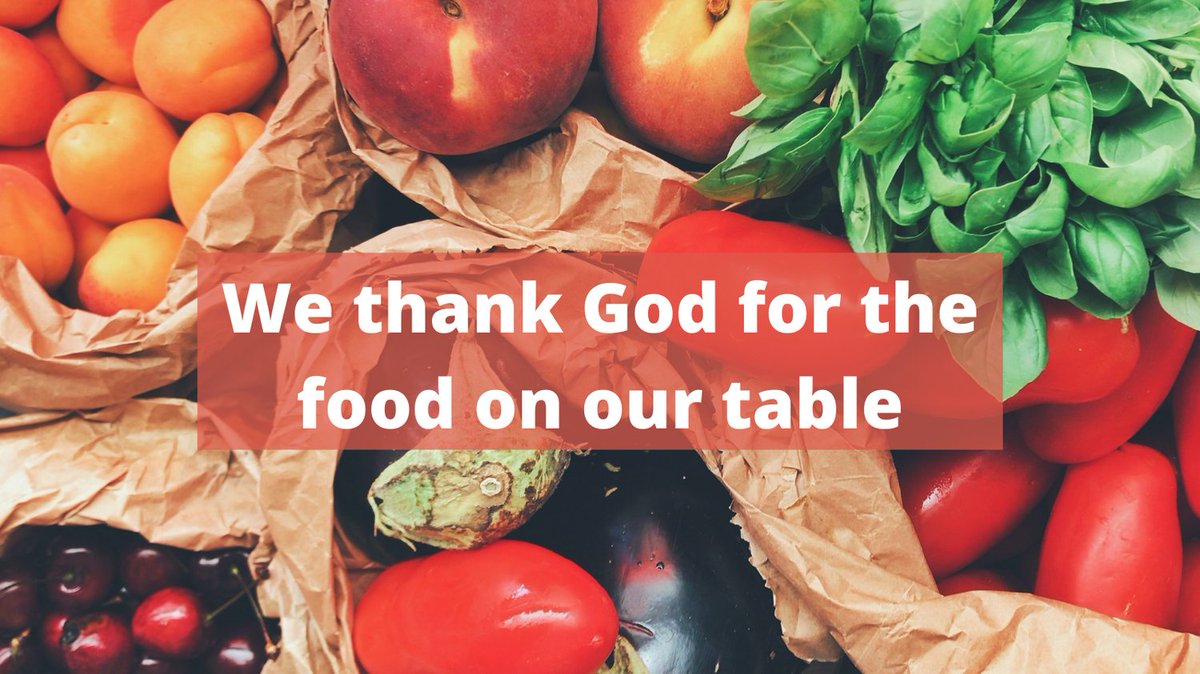 acatholicherald's tweet photo. Remember to always thank #God for the #food on our table. #25DaysofThanks https://t.co/83ZD1k0MaV