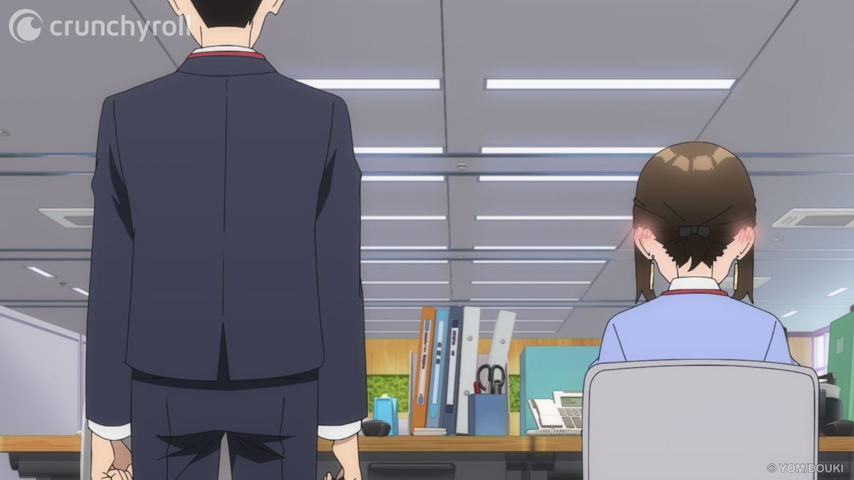 Crunchyroll's tweet photo. Office Romance 💕 (via GANBARE DOUKICHAN) https://t.co/Iv5kfJc3pc
