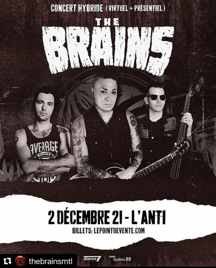 🦇From the <a href="/thebrainsmtl/">TheBrains.MTL</a> 
・・・
Well it’s been a while folks but we are back! First show announcement for our December tour <a href="/barlanti/">Justin Barlanti</a> in Quebec. This show will also be streamed worldwide, tickets on sale now <a href="/lepointdevente/">Lepointdevente.com</a> !  #psychobilly #thebrains #b… instagr.am/p/CV3xLZYPeHM/