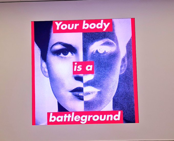Barbara Kruger at Chicago's Art Institute https://t.co/fky0n8dHiZ<a href="/tag/anotherlife"class="tags"><span>#anotherlife</span></a>