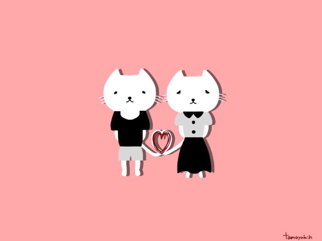 Nyanにゃん 縁結びの日 イラスト イラスト好きさんと繋がりたい アニマルイラスト ゆるい絵 猫 縁結びの日 T Co D2scoa0lbl Twitter