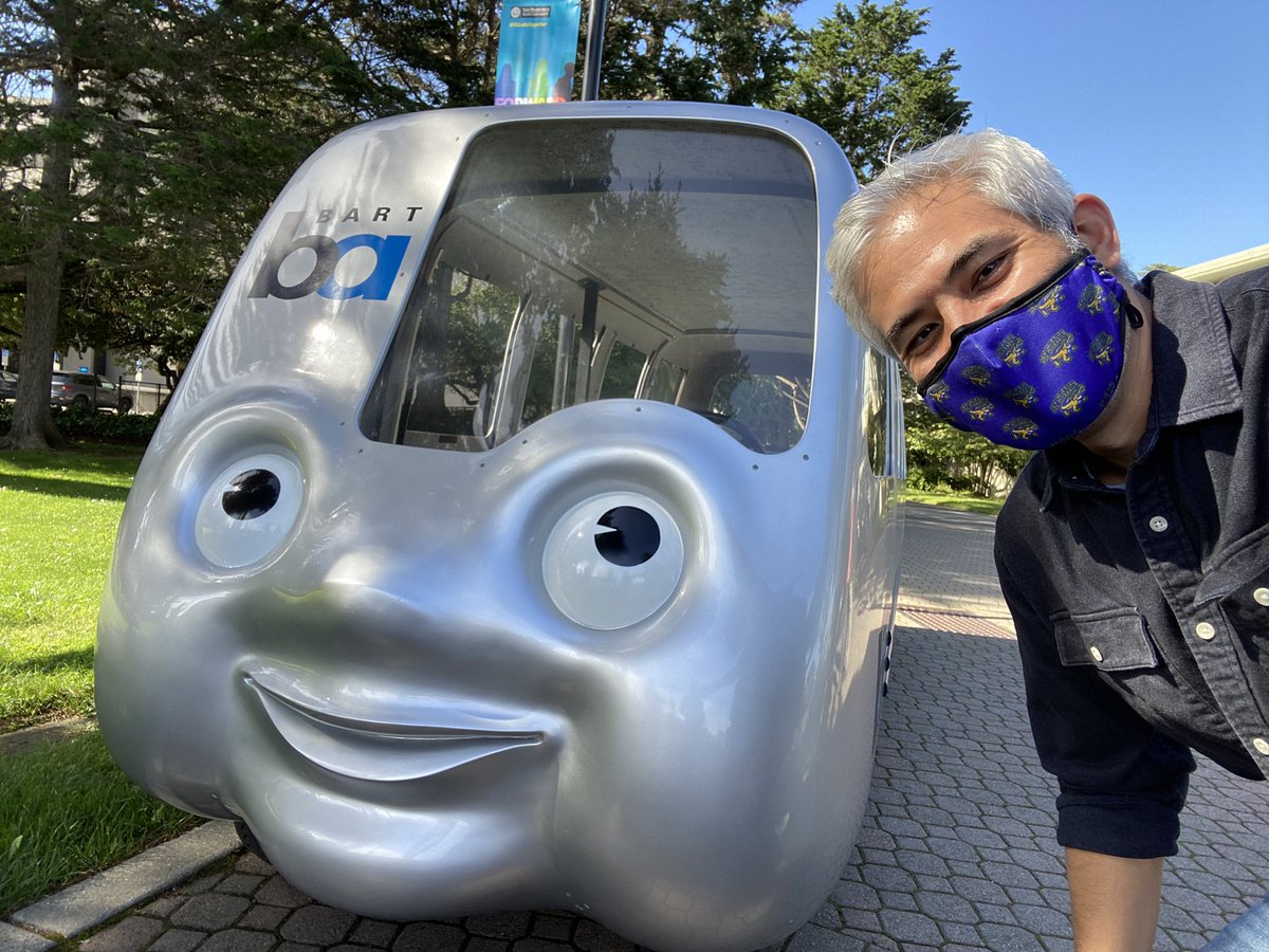 nickkord's tweet photo. My 3 year old is going to be so amazed that I know the BART mobile personally. Thanks for bringing the listening tour to SF State, @SFBART. https://t.co/88GWLRFhjU