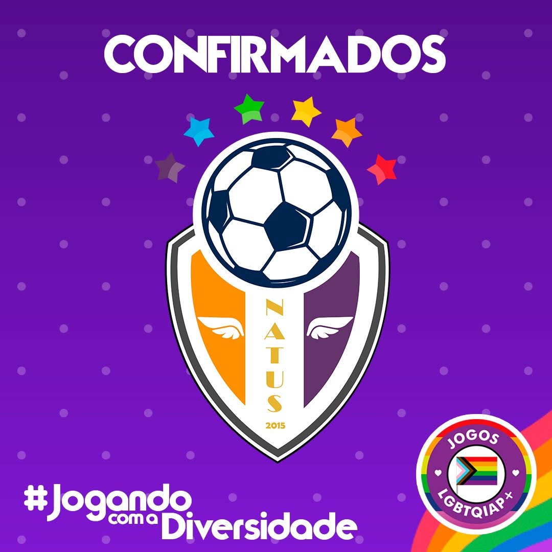 natus_fc's tweet photo. A @prefsp anunciou oficialmente a 1ª edição dos JOGOS LGBTQIAP+ da cidade de SP e o Natus festeja essa iniciativa com toda a nossa comunidade! O evento acontecerá entre 26 e 28 de novembro no Ginásio Mané Garrincha na @semesportes. #NatusFC #joguecomadiversidade #futgay #futlgbt https://t.co/O9I30MbLy7
