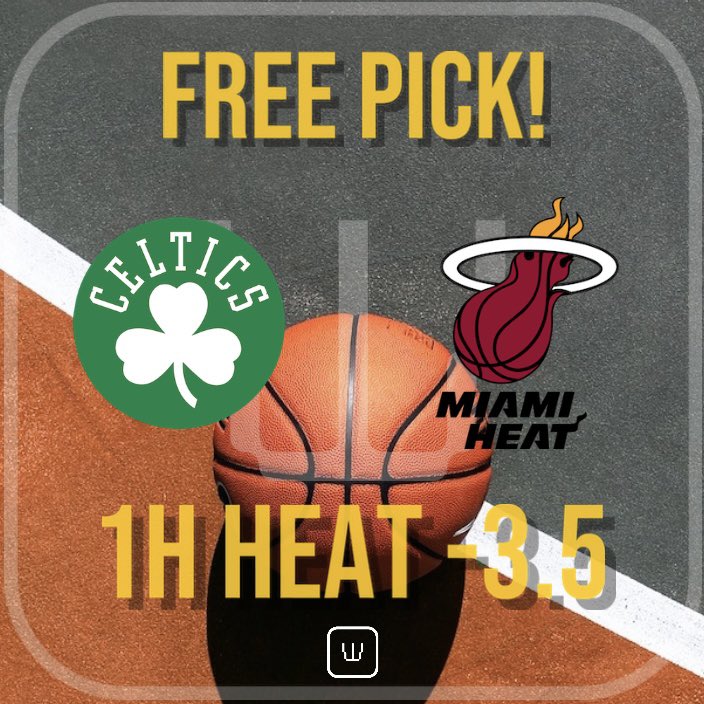 TheWinnerds's tweet image. Hey Winnerds, let’s cash this one 🤙🏼

#nba
Celtics vs Heat / 1H Heat -3.5 / 1.86x2U

#GamblingTwiitter #freepicks #sportsbets #sportspicks #sportstips