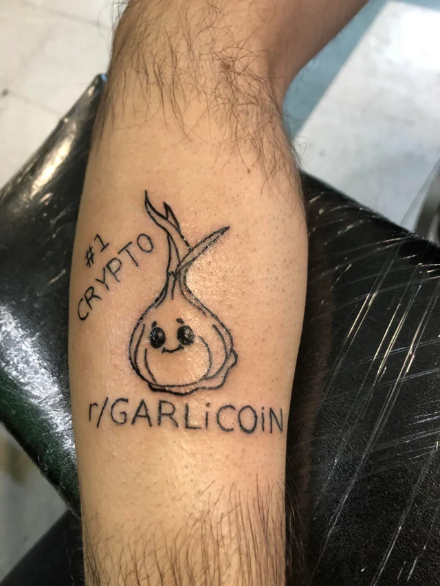 garliccoin's tweet photo. #garlicoin joins the small group of cryptos that got tattooed 🧄 $grlc
https://t.co/3Y4HWMXT26 https://t.co/mDaxQcQBAa