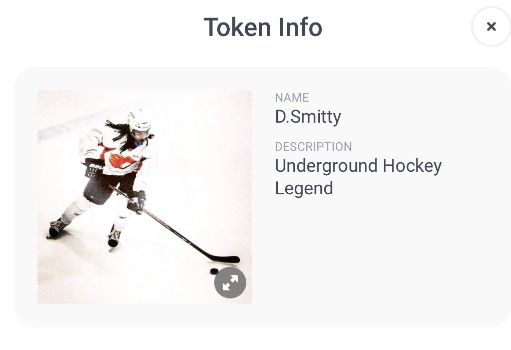 EAhockey589's tweet photo. Count me and and check out my Smitty token #NFTs #nftcollector #extraattacker https://t.co/RpzOZHboNb