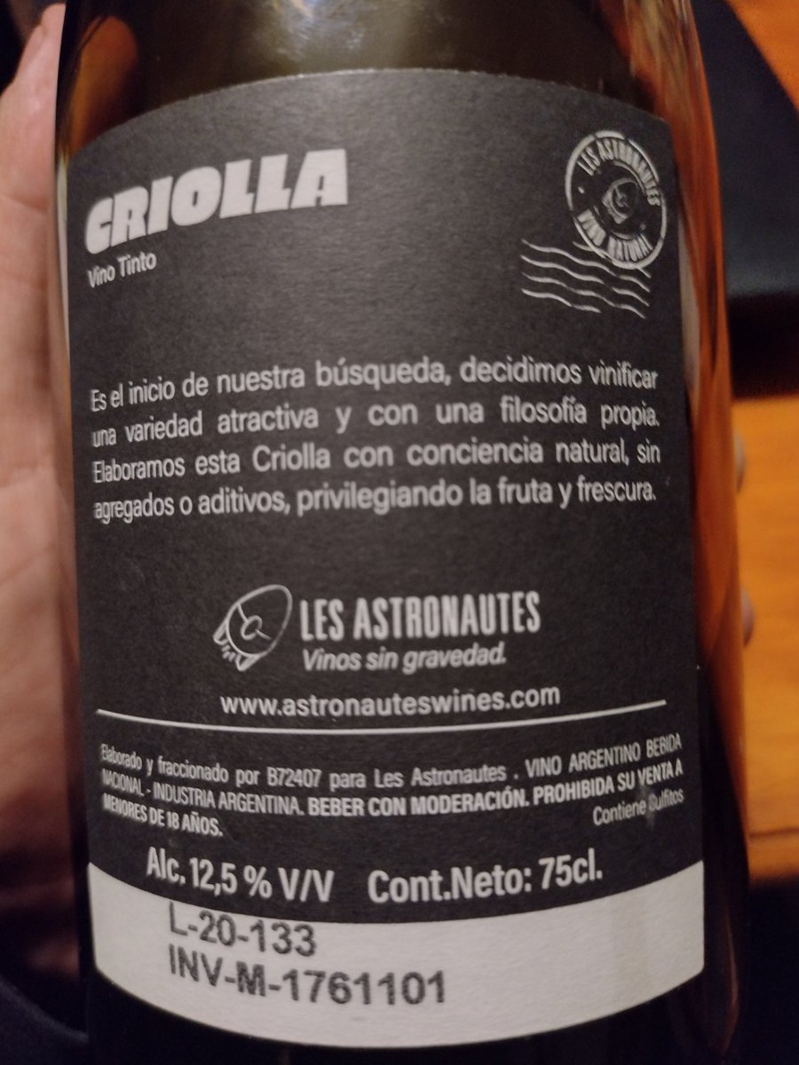 A mí esto vinos me gustan mucho , linda fruta , acidez al palo , hermosa nariz y linda boca , salu