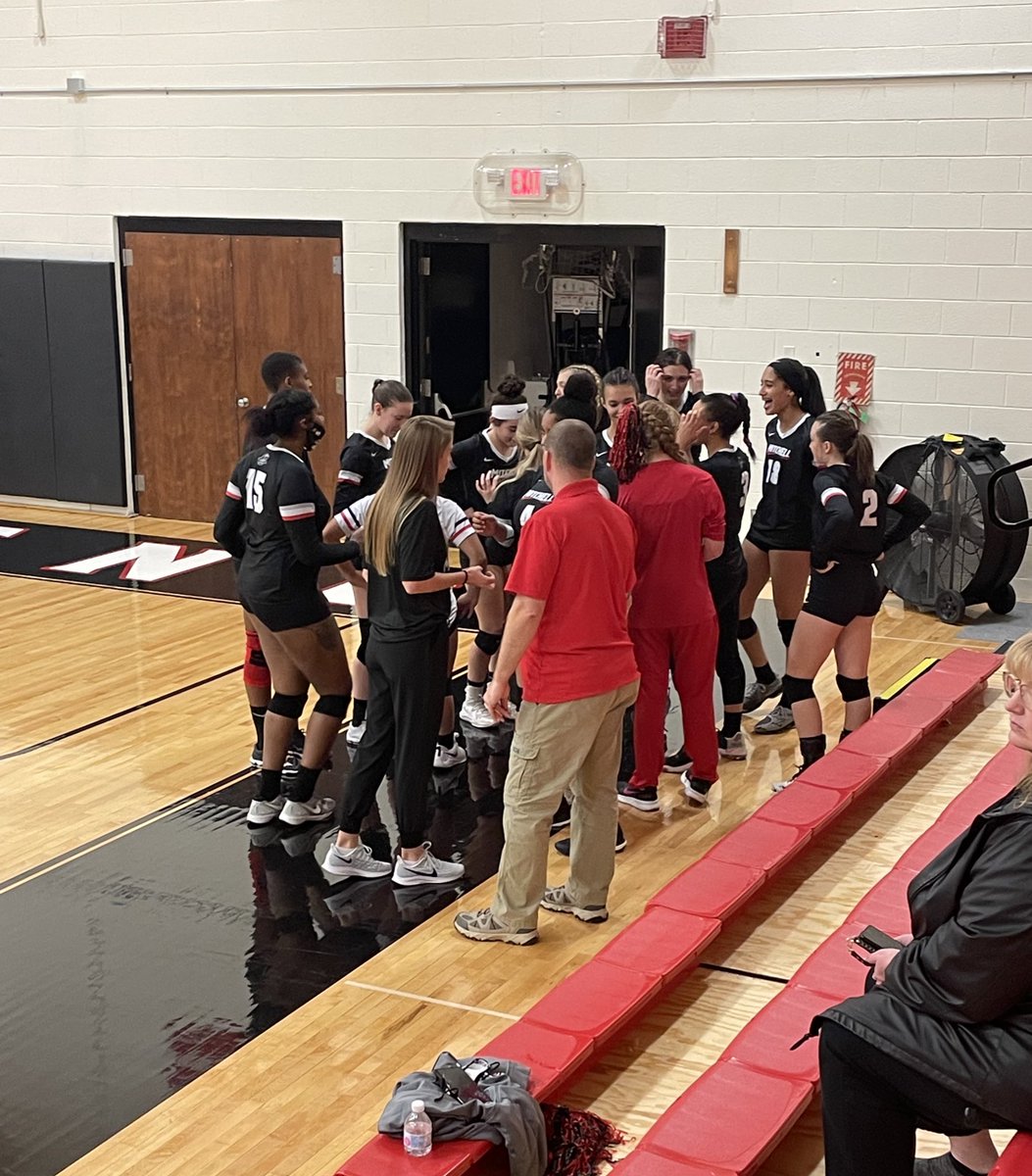 NEVConference's tweet photo. #NECCWVB | Semifinals 

Great to be at ENC for tonight’s Semifinal matchup between the Lions and the Mariners 🏐

#WeAreTheNECC // #BeTheSpark https://t.co/Iww73s98FS