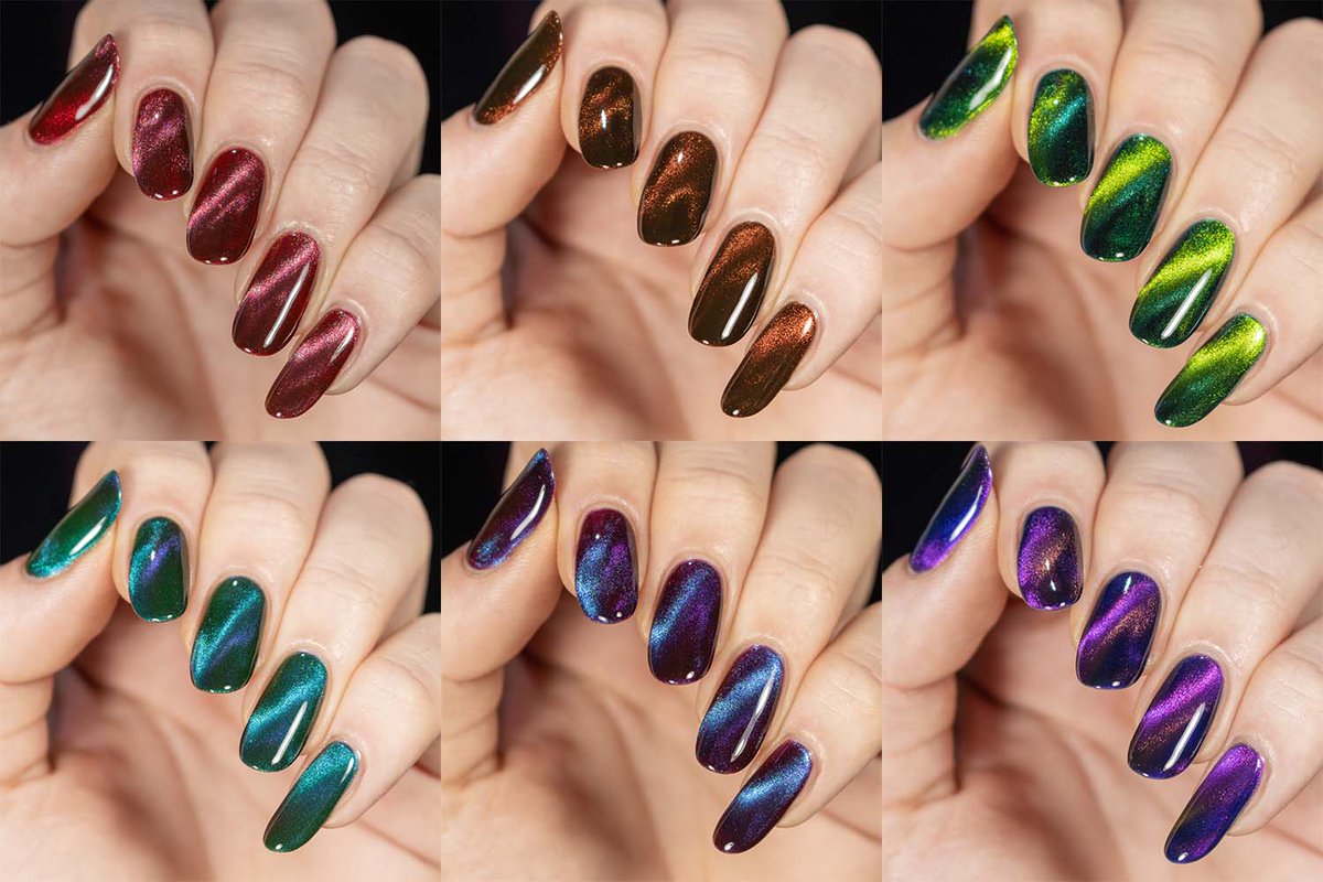 colorxpres's tweet photo. I love how cohesive yet unique all of these new shades from @cirquecolors are... their #IllusionCollection definitely stole my heart! They're limited edition soooo don't skip out on these beauts 💖 swatch and review is live on youtube now, link in my bio! https://t.co/AkR3IqxdmD