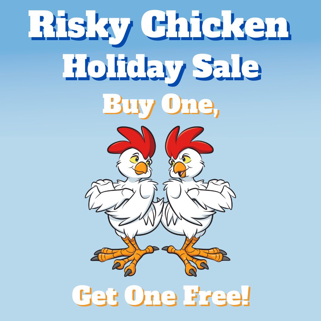 Risky_Chicken's tweet photo. This holiday season, we want Risky Chicken on everyone’s table. Visit https://t.co/bCaRoYlrAA to take advantage of this offer while supplies last! https://t.co/30ygytDh25