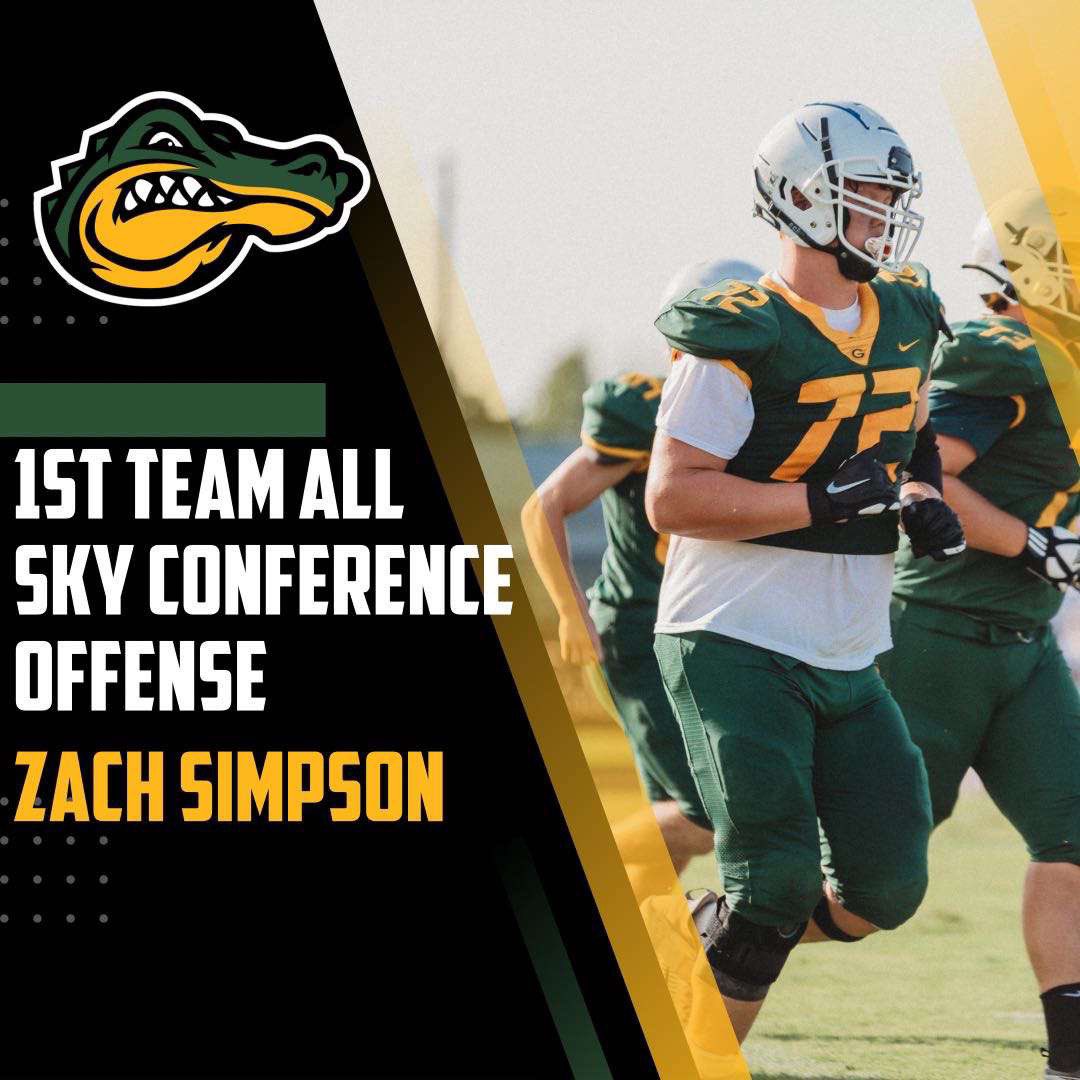 ZachJSimpson's tweet photo. Blessed to receive first team all conference for my junior year🐊 https://t.co/5otSiAB2Ow
