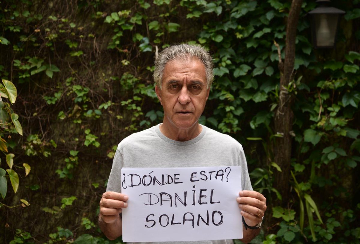 Cuando se cumple otro aniversario de la desaparición del delegado obrero  rural Daniel Solano seguimos levantando muy alto las banderas: aparición  con vida, juicio y castigo a los culpables. El Estado es