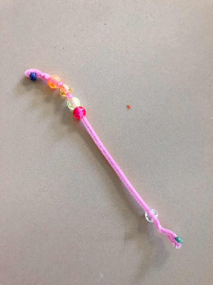 Ms_Maguire_'s tweet photo. This morning we made bracelets that we can use/remind us about our 5 finger breathing technique if we’re feeling anxious, sad, or need a little pick me up. We can rub one bead while breathing in &amp; out &amp; repeat that 5 times to help calm ourselves. #mentalhealth #grade1 https://t.co/3OC45Io6K7