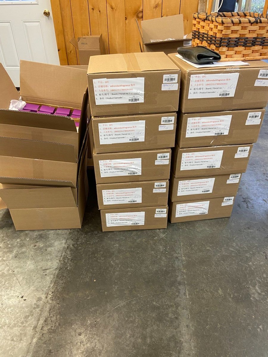 AdkFarm's tweet photo. Our first shipment to China TMall International marketplace. We are thrilled to bring our Adirondack Style to Chinese consumers! Subscribe to our newsletters and social media to keep up-to-date with this endeavor!
#adirondacks
#adirondackmanufacturing
#tmall
#shopadk
#adkgifts https://t.co/p8MeqNBsaI
