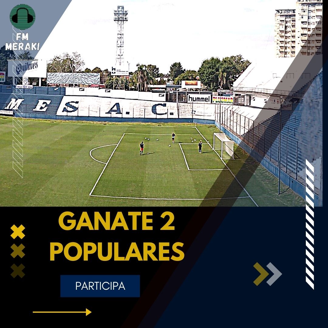 FmMeraki's tweet photo. 🚨 SORTEO🚨
De la mano de @CadenaCervecera te invitamos al Estado Centenario.
Así es, sorteamos 2️⃣ populares para el encuentro del sábado entre #Quilmes vs #sanmartindetucuman 
Con solo un RT ya estás participando, sorteamos mañana a la noche.
Nos vemos en la cancha 🏟. https://t.co/eFr95TDjjs