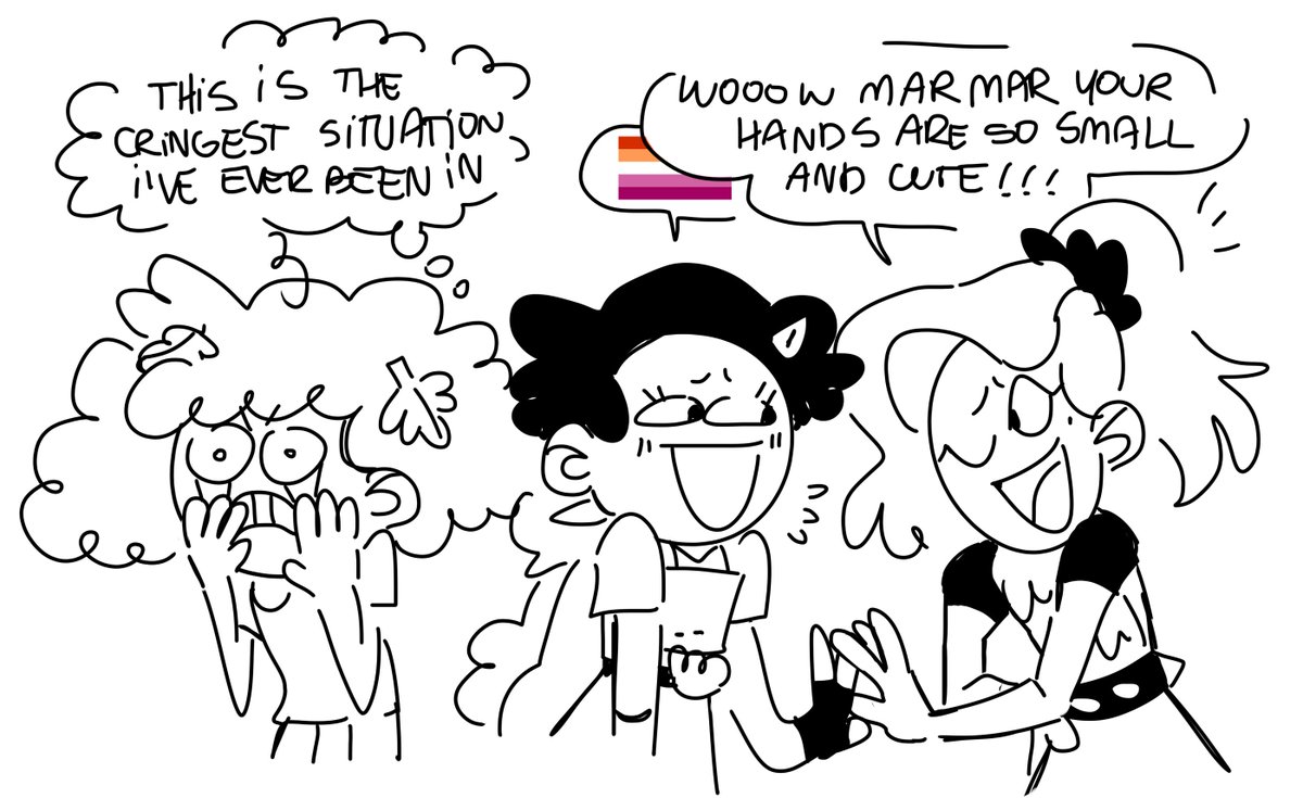 kyoryuv's tweet photo. WHEN YOU flirt with ur friend bc its the only positive response youve gotten but then you lose all ur abilities to be suave because it becomes for realsies #amphibia #sasharcy https://t.co/IxFvJvZvgP