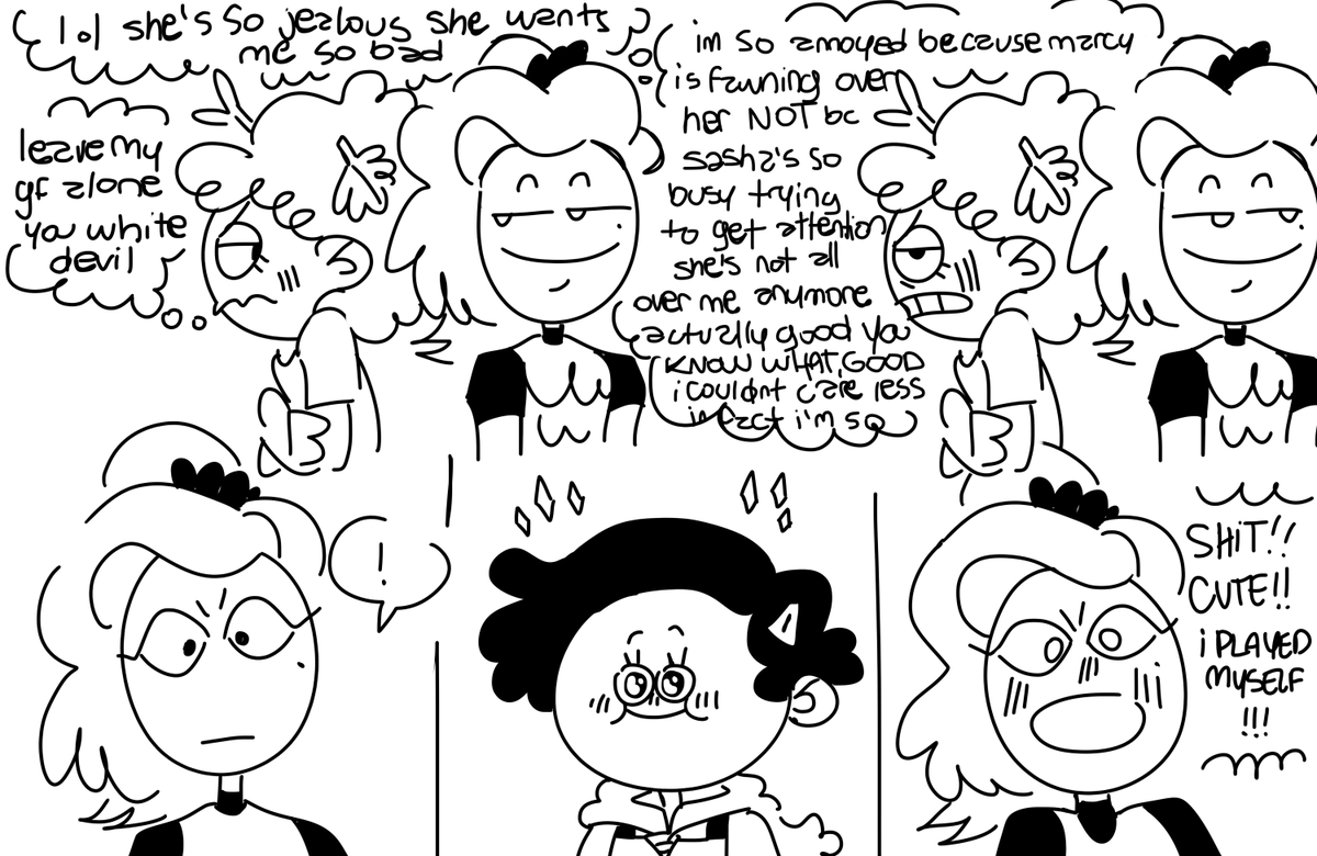 kyoryuv's tweet photo. WHEN YOU flirt with ur friend bc its the only positive response youve gotten but then you lose all ur abilities to be suave because it becomes for realsies #amphibia #sasharcy https://t.co/IxFvJvZvgP
