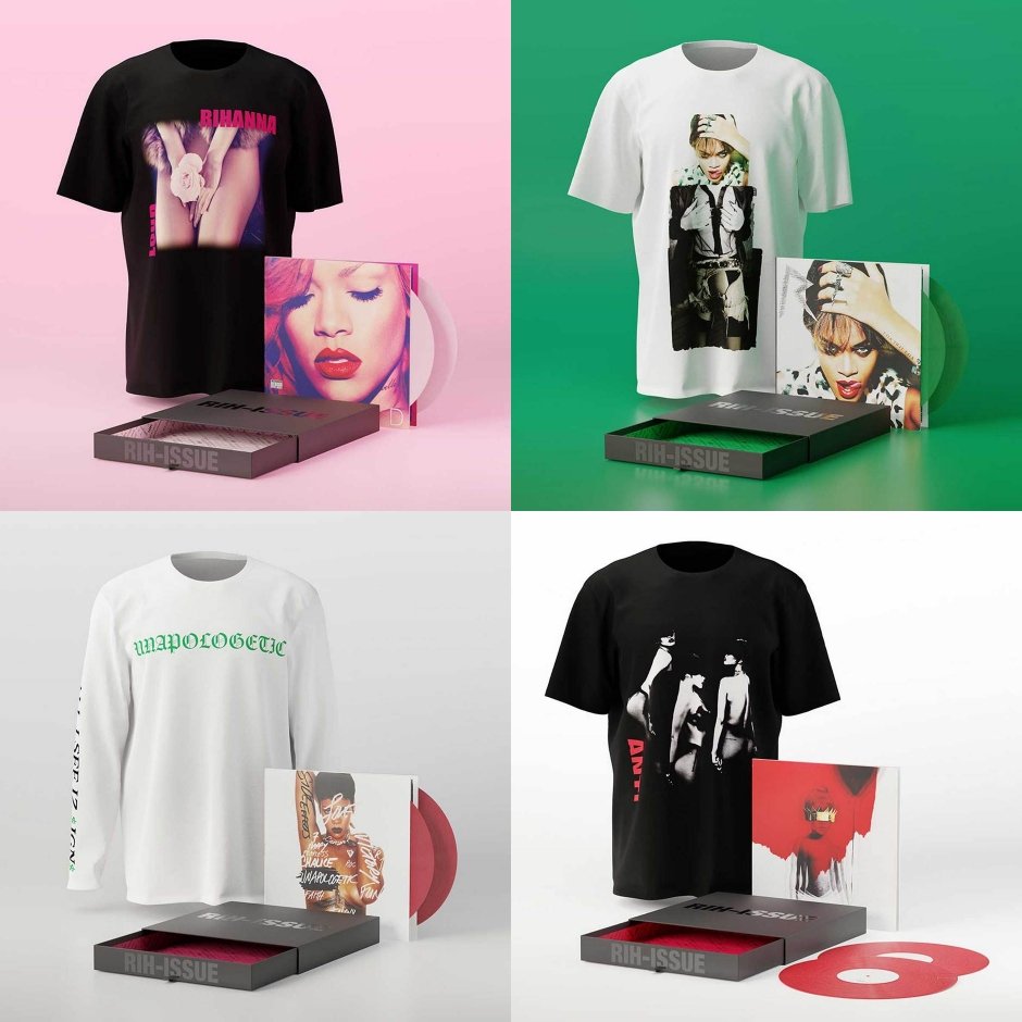 TeamOfRihanna's tweet photo. Which Rihanna vinyl did you get? #theRIHissue https://t.co/zaQVG0hp7j