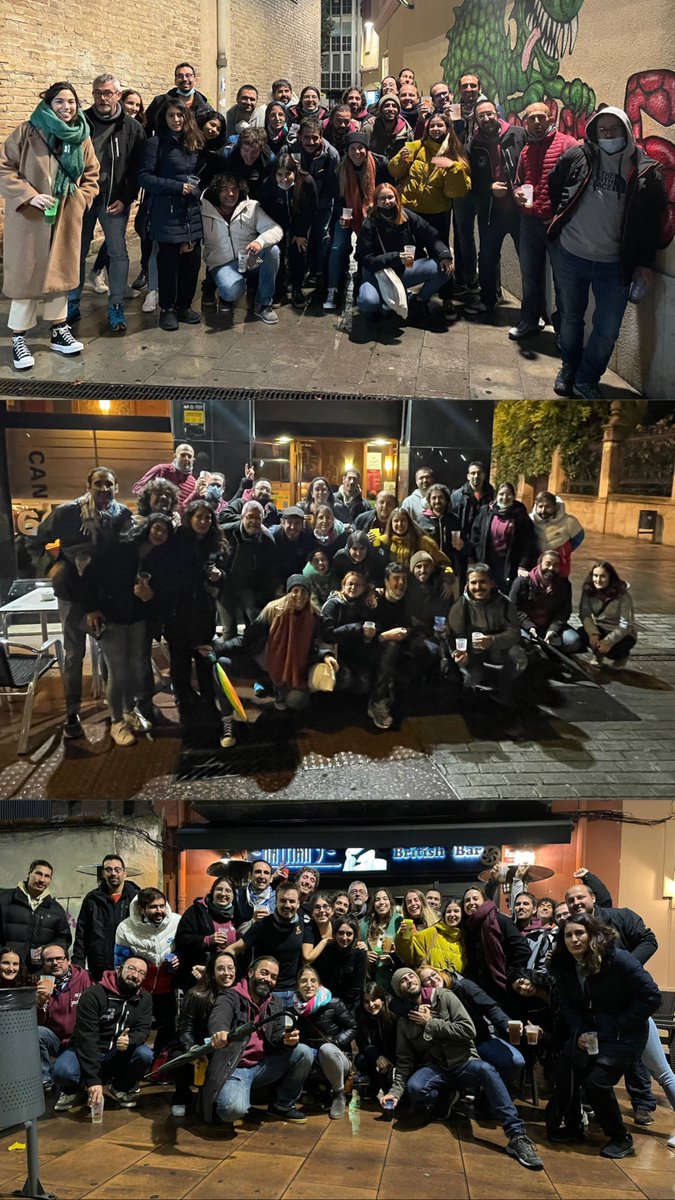 XicsGranollers's tweet photo. I conforme avançava el #Corretapes estàvem més feliços, i ens estimàvem encara més… però a dormir que aquest divendres tenim assaig.
Moltes gràcies als bars col·laboradors:
El Mirallet#, Can60, Hatman’s, Cervesa Sobre Tot, i @RocaUmbertBar
#DiadaGrana #XXXXics https://t.co/gcAKOmvdtZ