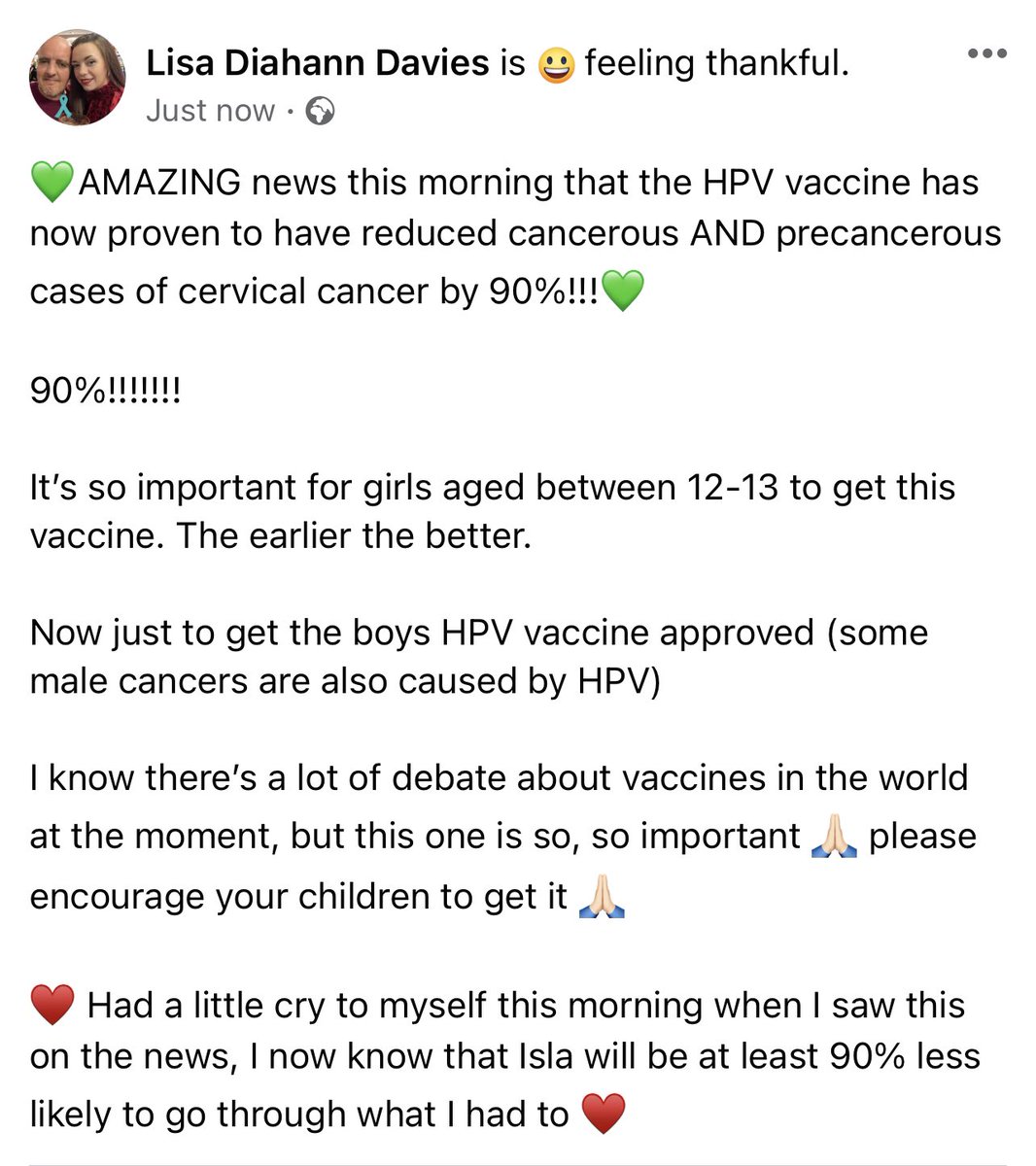 LiDiahann's tweet photo. #cervicalcancerawareness #smear #HPV #HPVvaccine #PROUD #CERVIVOR https://t.co/GEIlPg7xx8